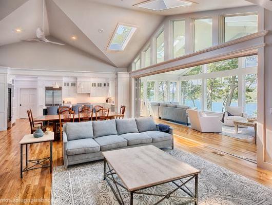Great room by the water by Sherman Associates